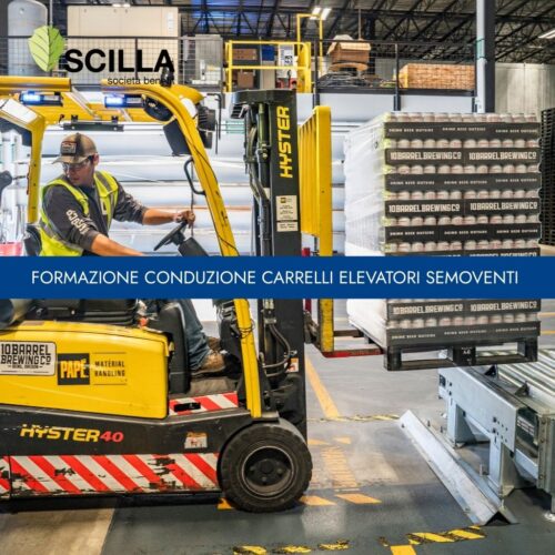 Corso di formazione addetti alla conduzione di carrelli industriali semoventi