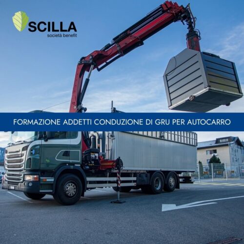 Corso di formazione addetti alla conduzione di gru su autocarro