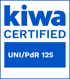 Logo Kiwa Certified UNI/PDR 125